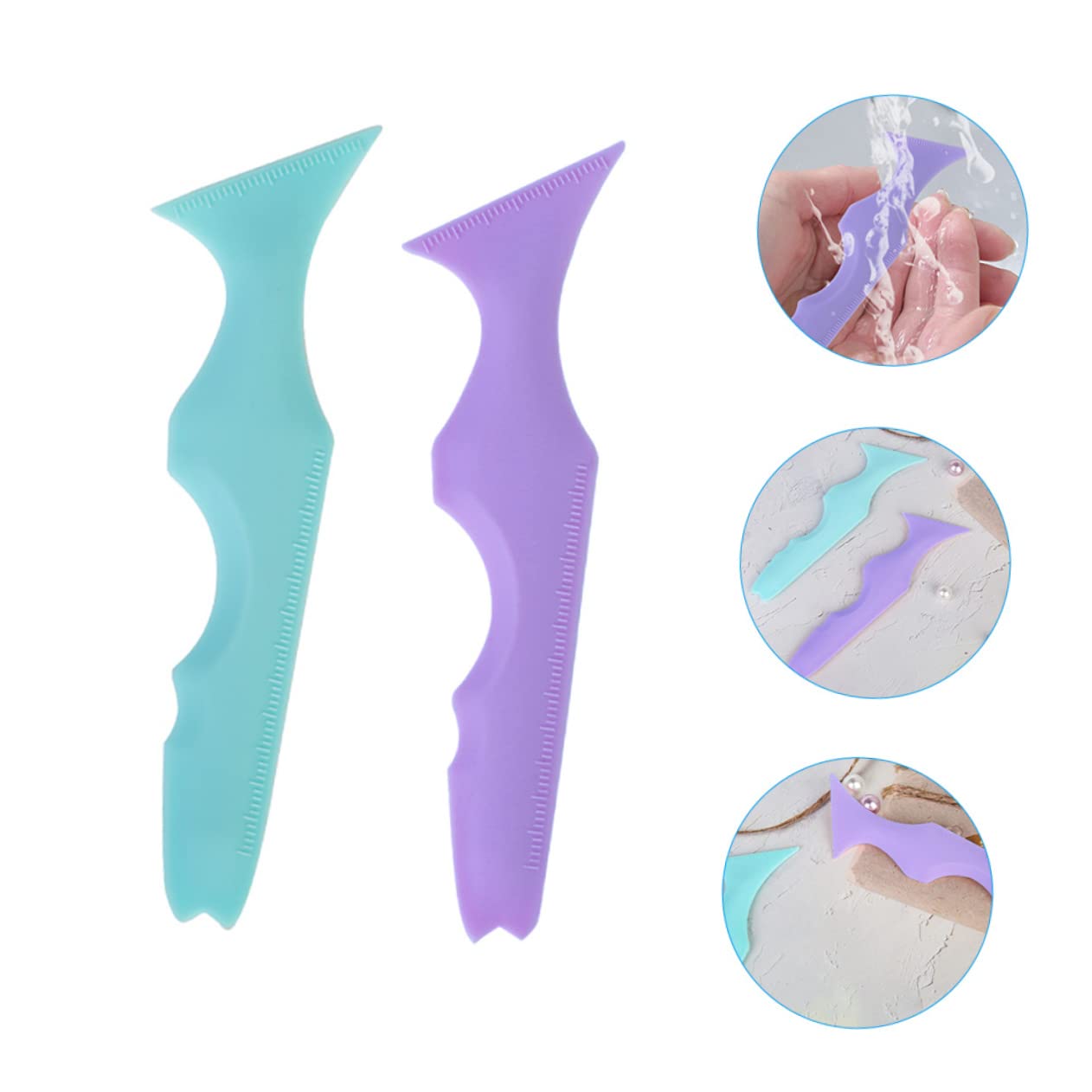 minkissy 8piezas Plantilla De Delineador De De Herramienta De Maquillaje Multiusos Para Dibujo De Eyeliner y Labios Para Principiantes y Profesionales