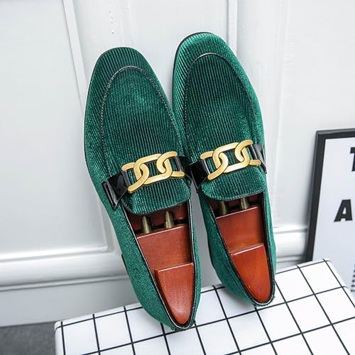 Men's Fashionable Loafers Comfortable Dress Shoes Retro Leather Oxford Shoes Business Dress Casual Walking Shoes for Men2