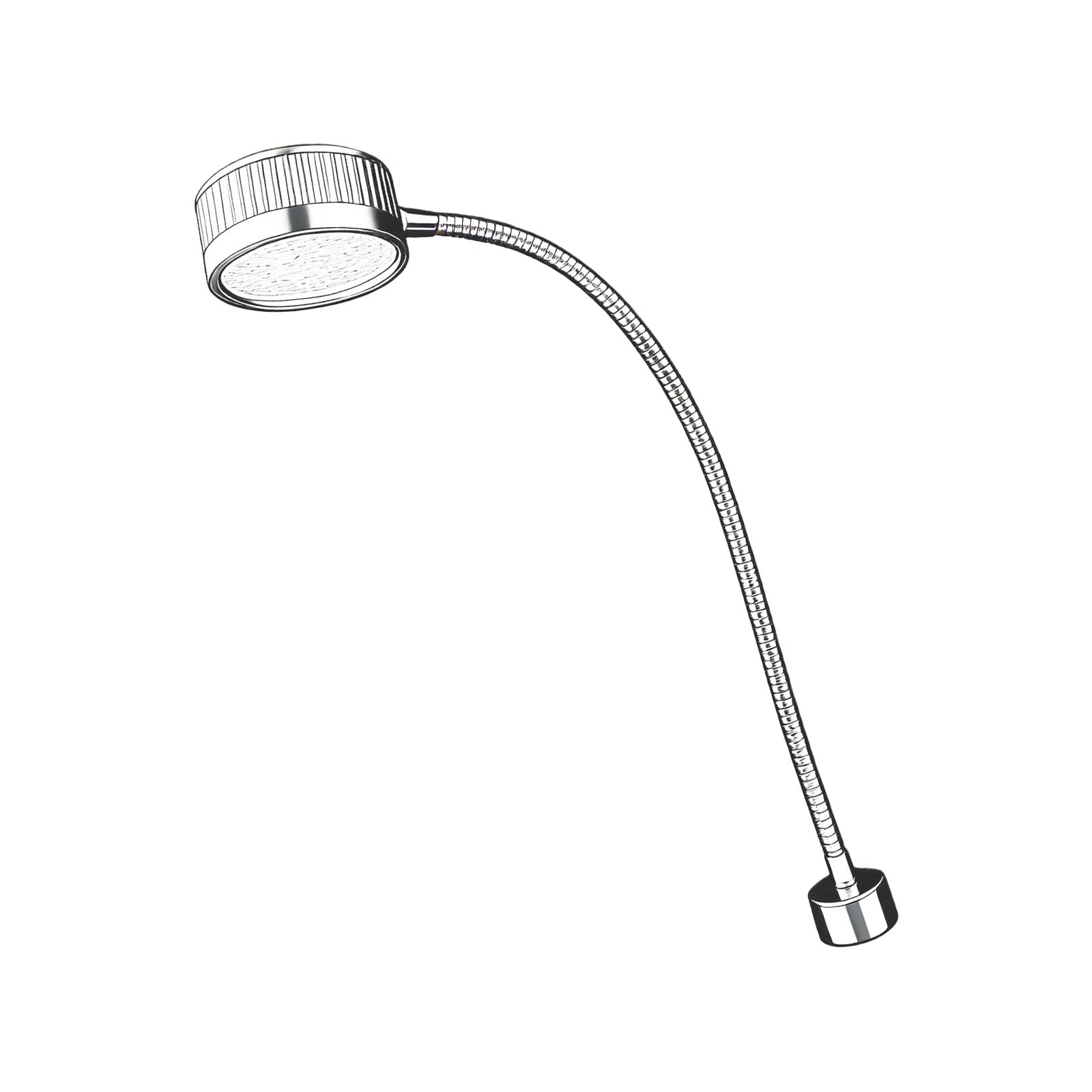 COOLHOOD Luce ricaricabile per barbecue con batteria da 1200 mAh