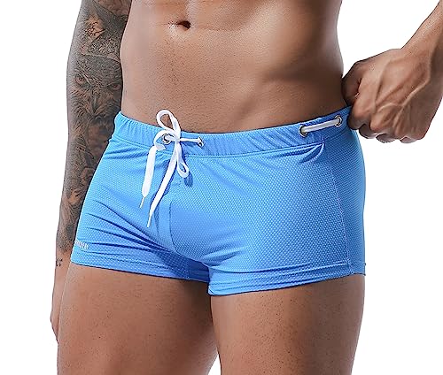 XDSP Bañador para Hombre Secado rápido Playa Surf Corriendo Pantalones Cortos de natación Boxeadores Calzoncillos Boxeadores Ligero Shorts