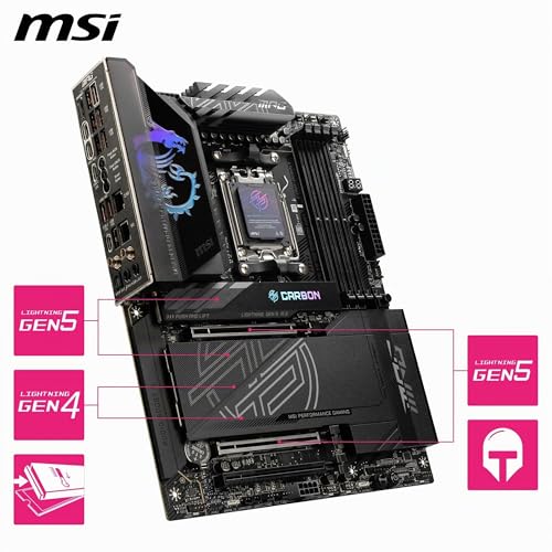 MSI MPG X870E CARBON WIFI Scheda madre - Scheda madre - Immagine 4