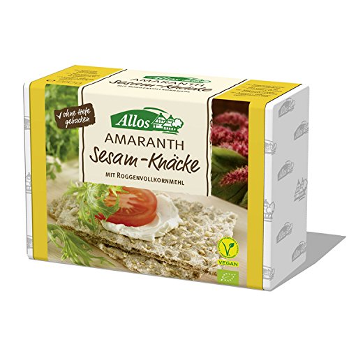 Allos - Pan crujiente de amaranto y sésamo