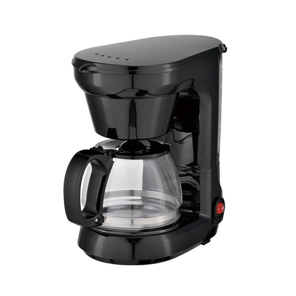 Cafetera automática de 6 Tazas, con Molinillo Integrado, no Necesita cápsulas, Color Negro y Acero Inoxidable.