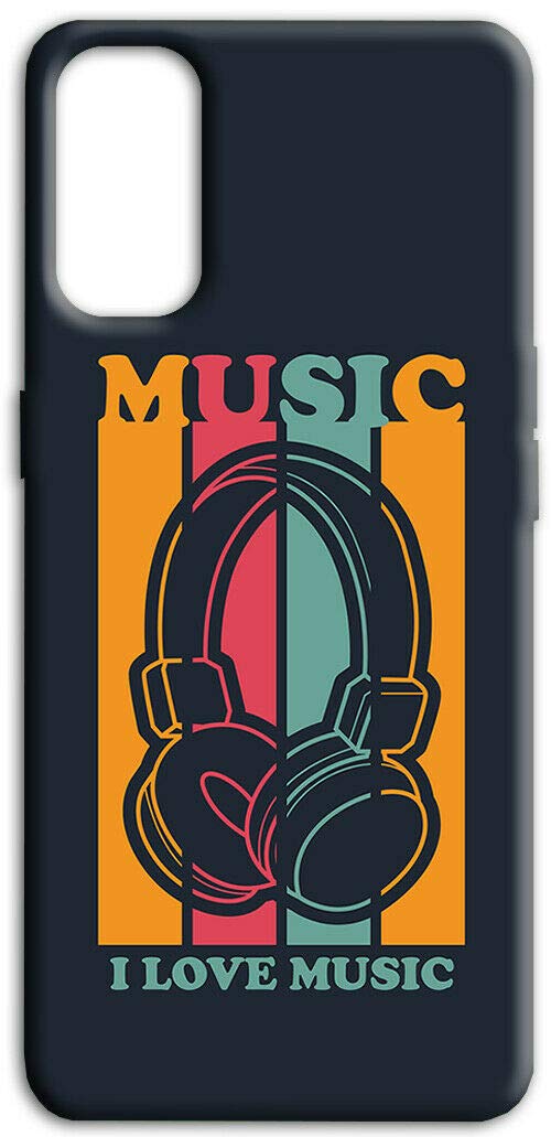 Mixroom Cover Per Xiaomi Redmi Note 10 Pro 4G, Custodia TPU Morbida, Fantasia I Love Music N1079