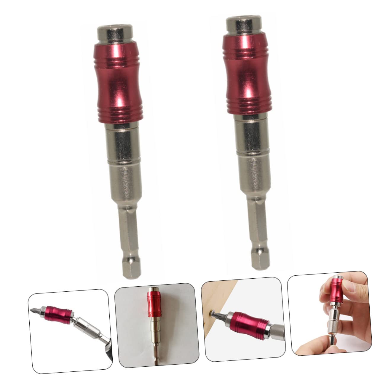 Hemobllo 6pezzi Bit Pivotante Flessibile Estensione Per Trapano Adattatore Per Punte Design Per Spazi Ristretti e Angolazioni Difficili