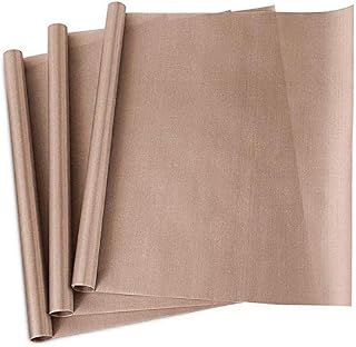 3 Pack PTFE Teflon Sheet for Heat Press Transfer Sheet Non Stick 16 x 24" Heat Transfer Paper Reusable Heat Resistant Craft Mat