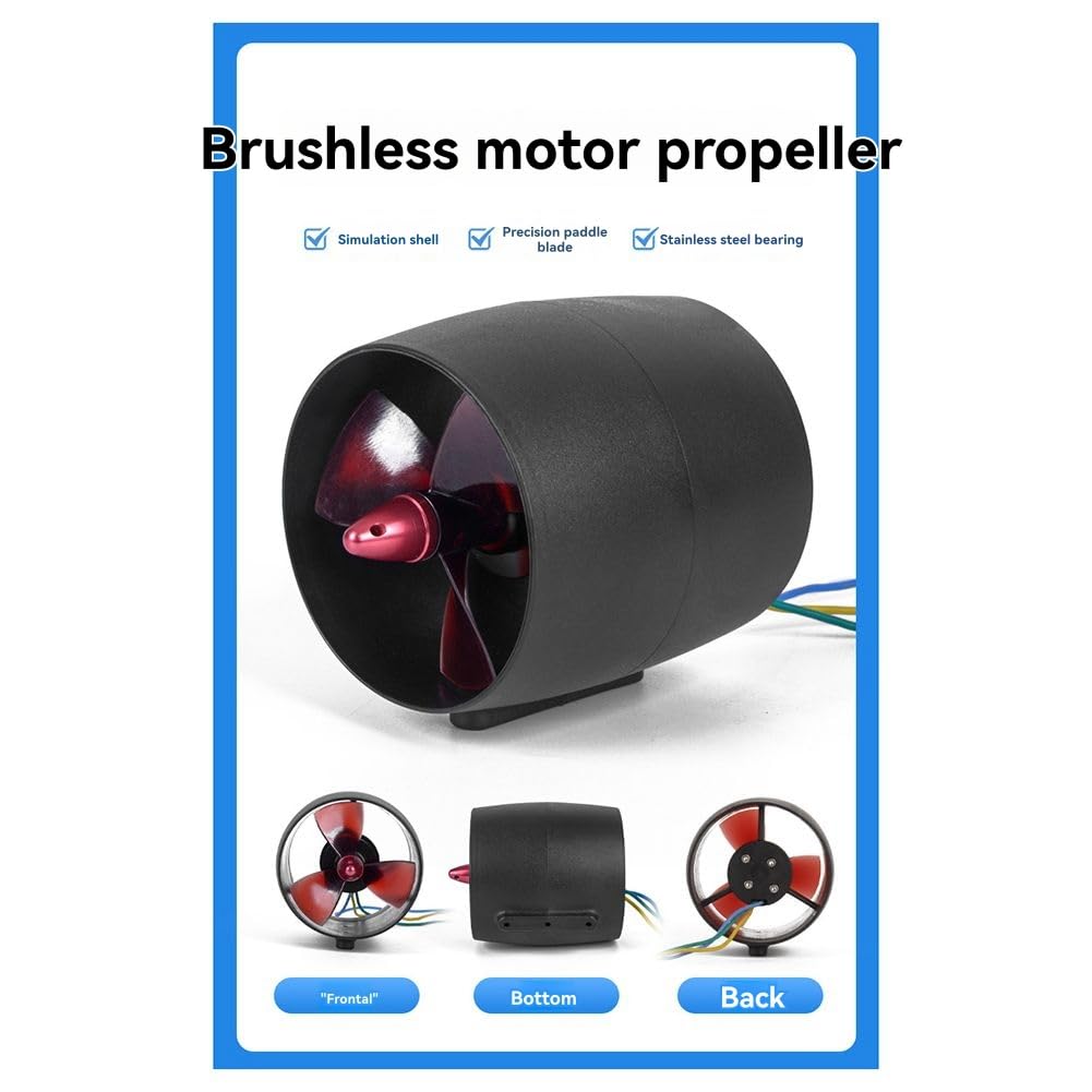 Propulsor Submarino con Motor Sin Escobillas de 400 W para Kayaks y de Paddle Surf. en Sentido Antihorario.