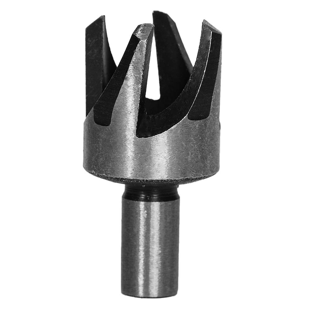 Eagles 14-Pack Woodworking Tool Set, 8PCS 5/8" 1/2" 3/8" 1/4" Carbon Steel Wood Plug Cutter Drill Bit Set and 6pcs 1/4" Hex Shank HSS 5 Flute 90 Degree Countersink Drill Bits