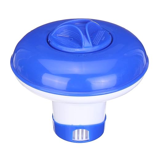 ATIE Collapsible/Retractable Mini 1" Chlorine/Bromine Tablet Dispenser for Small Kiddie Pool, Spa, Hot Tub, and Fountain, Ideal for Inflatable & Small Above-Ground Pools