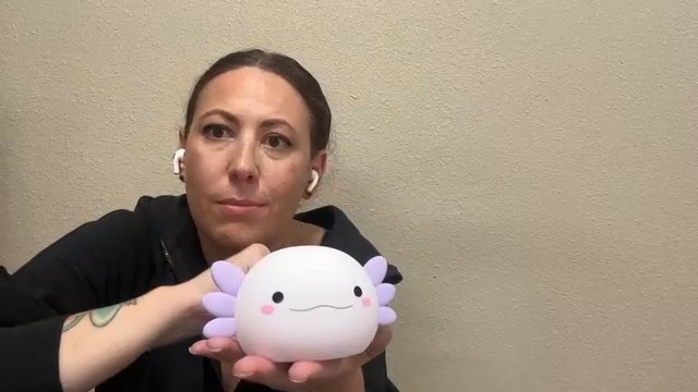 Image of FAMIDUO Purple Axolotl Night Light for Kids,LED Squishy Bedside Touch Lamp | BPA-Free Soft Silicone,Dimmable,20Min Timer,Rechargeable Nursery Light, Girls Room Decor,Cute Gifts for Mom Baby Toddler