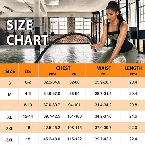 Agilong Sauna Waist Trainer Vest For Women Weight Loss Sweat Suit Neoprene Corset Trimmer Workout Body Shaper Shirt Tank Top(Black, Xxx-Large) #TOP4