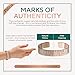 TheraCopper Copper Bracelet for Men & Women — 100% Pure Copper Bracelets — Raw, Solid & Uncoated Authentic Handmade Tibetan Bracelet Cuff Bangles (Timber)