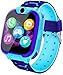 Reloj Inteligente para Niños, Smartwatch para Niños Game Watch 7 Juegos SOS Llamada Música Cámara Grabadora para 3-12 Niño Niña, Reloj de Pulsera Digital para Niños De 3-12 Años Tarjeta, Azul