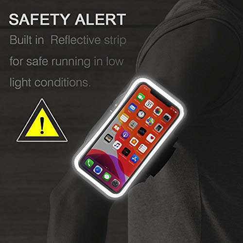 Iphone 14 Pro, 13 Pro, 12 Pro, 11 Pro Armband, Jemache Gym Workouts Running Arm Band Case For Iphone X, Xs, 11Pro, 12Pro, 13Pro, 14, 14Pro (Black) #TOP6