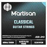 Saitenstärken: Die Stärken in diesem klassischen Saitensatz umfassen: Höhen .0280, .0322, .0403, Bässe .030, .35, .043