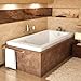 Spa World Venzi Vz3272vnal Villa Rectangular Air Jetted Bathtub, 32x72, Left Drain, White