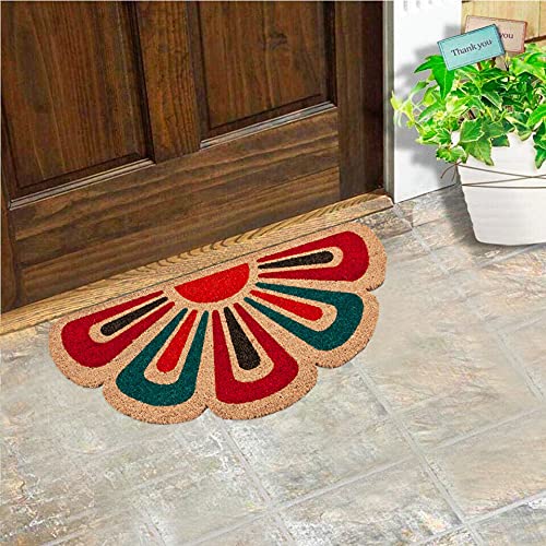 Zerbino Cocco Foglia Semiluna 40x80 cm Retro