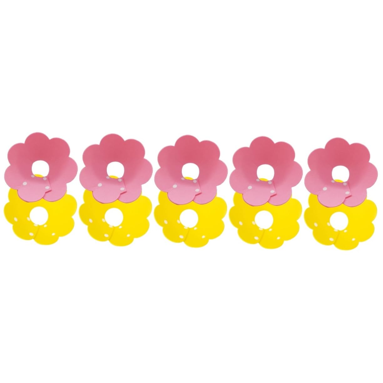 POPETPOP 10pezzi Collare Per Gatti e Cani Kit Di Collari Antistrozzo Per Recupero Leggero e Traspirante Per Guarigione Post-operatoria e Ferite Colori Lemon e Cute