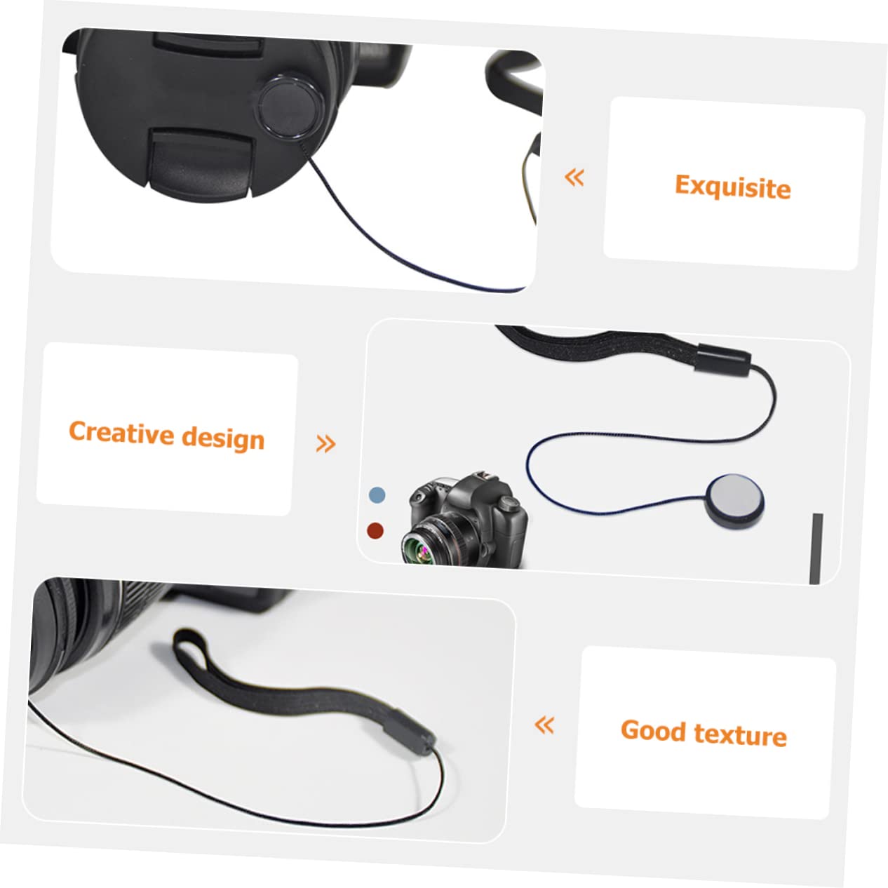 Mikikit Copriobiettivo Corda Anti-Separazione Cinghie Da Polso Cinghie Da Polso Cinghie Da Polso Cordino Per Fotocamera Fascia Da Polso Per Fotocamera Corda Per Fotocamera Cinghia Da