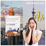 Australia & New Zealand eSIM: 10GB High-Speed Data 30-Day Prepaid Plan, Unlimited Low Data,No Roaming, Easy Activation, Hotspot Support, No SIM Card