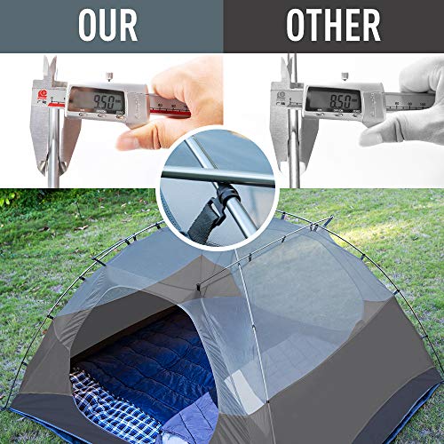 Forceatt Camping Tent 2/3/4 Person, Professional Waterproof & Windproof Lightweight Backpacking Tent Suitable for Outdoor,Hiking,Glamping, Mountaineering and Travel - Thumbnail 4