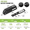 Varstrom Ebike Battery 48V16Ah, Lightweight 48V Lithium Battery with 30A BMS,3A Fast Charger,Safe Lock, USB Port, Universal for 0-1000W E-Bikes, Scooters,Ebike Conversion kit(XT60 Female Connector) #3