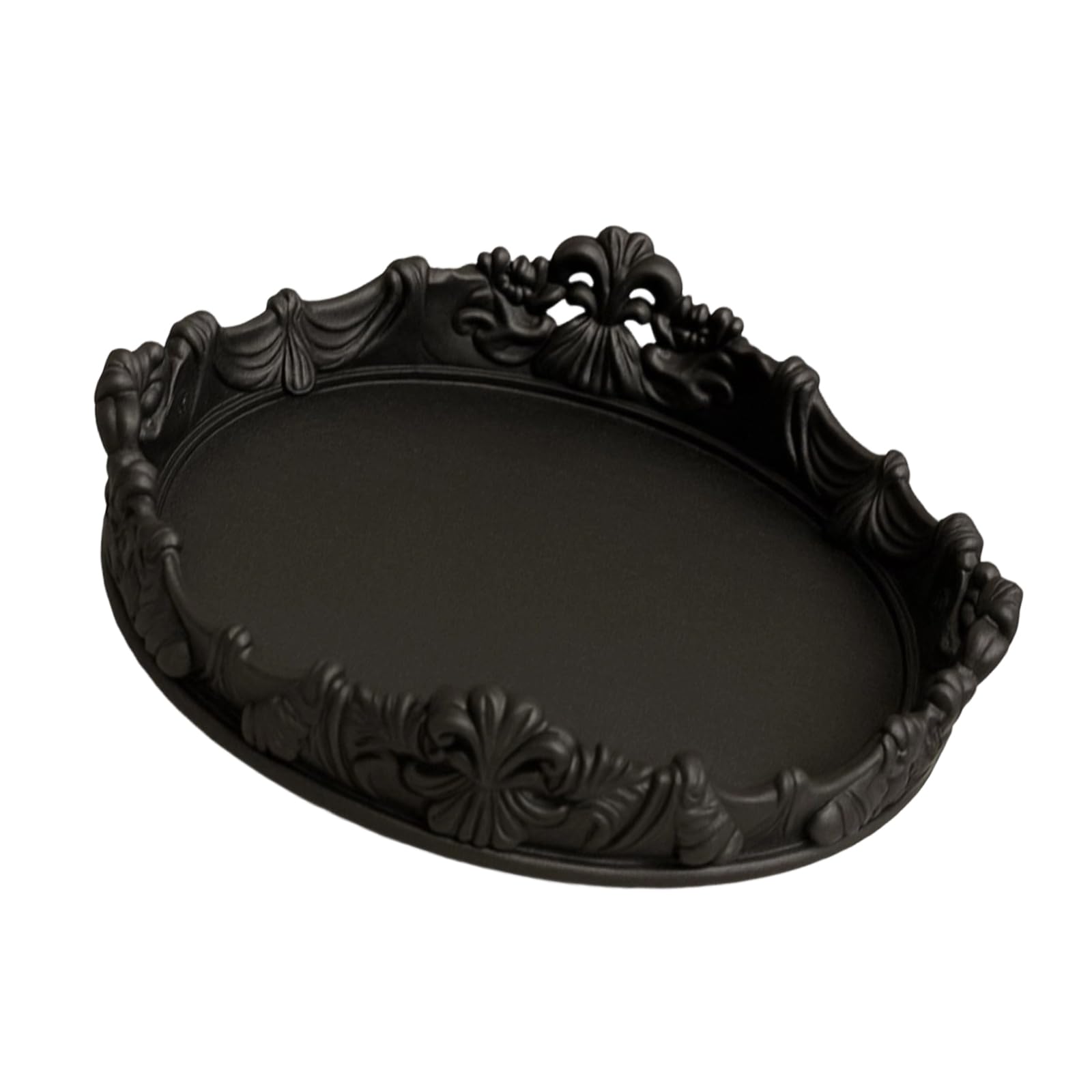 Gothic Inspired Carved Tray Accessory Organizers for Organizing Jewelry Cosmetics and Small Items Gothic Incised Jewelry Tray