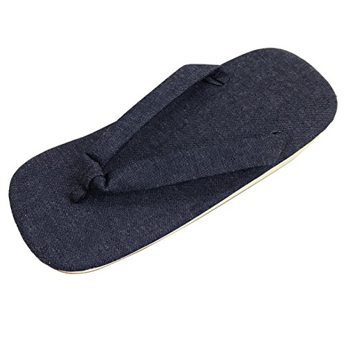 Edoten Made in Japan Setta Sandals. Amezoko Rubber Sole. XL All Denim3