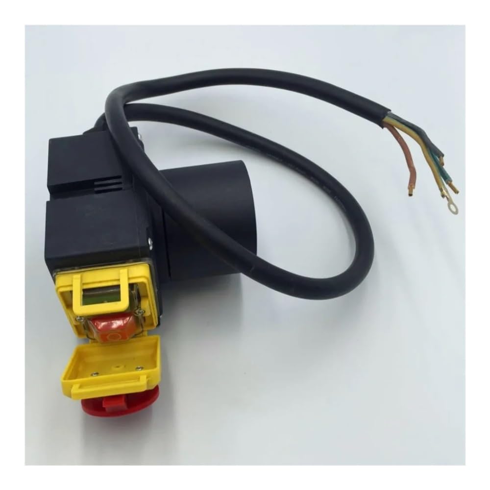 HCK3T - Interruptor de botón electromagnético para cortar madera IP54, 250 V, 16 A, para cortador de troncos