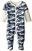 Calvin Klein Baby-Boys Newborn Camo Print Sleeper
