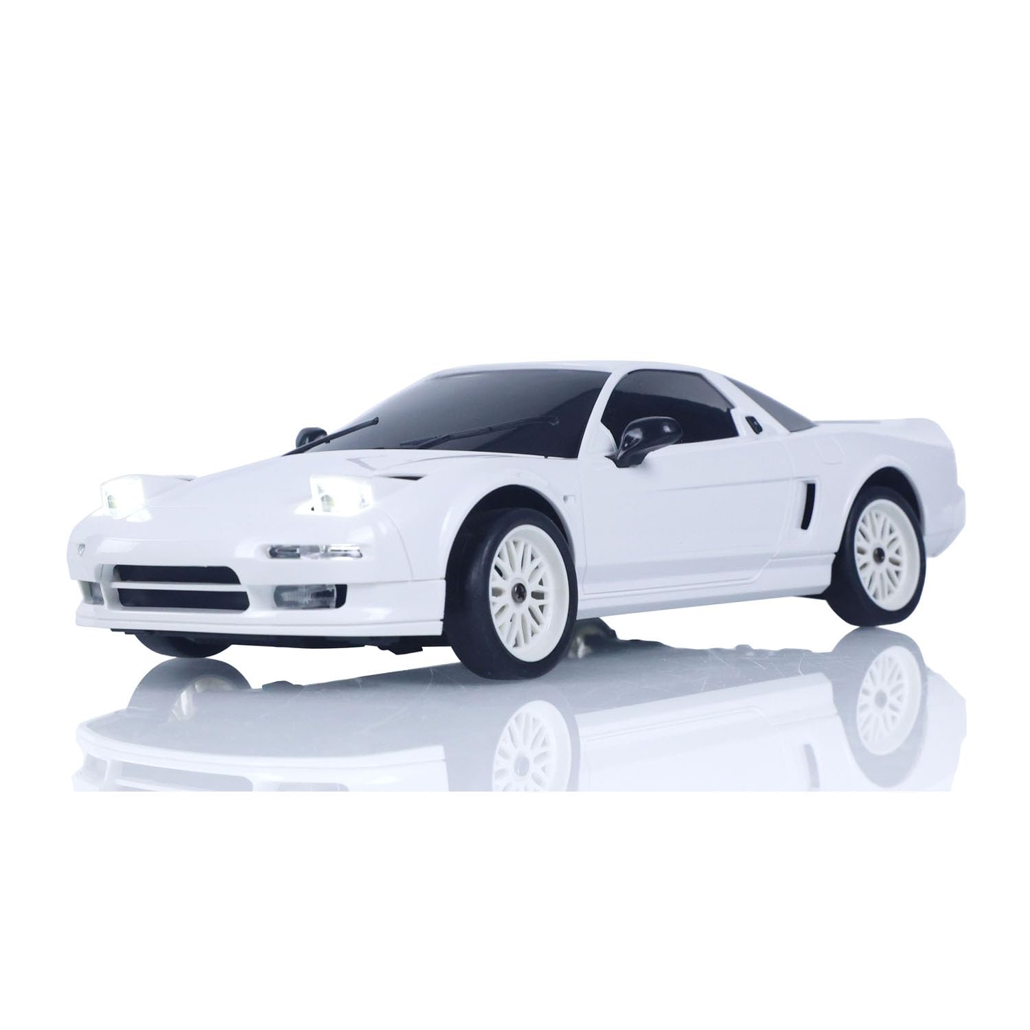 LDRC 1:18 2.4G Coche de deriva a control remoto LDA02 RTR 4 * 2 RWD Vehículos de carreras con luz abatible Motor de batería USB Carga Juguetes