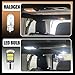 Wrangler TJ Interior LED Lights Kit for Jeep Wrangler TJ 1997 1998 1999 2000 2001 2002 2003 2004 2005 2006 Dome Footwell License Plate Lights White LED Interior Bulbs + Install Tool