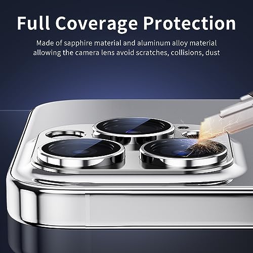 WSKEN for iPhone 15 Pro/iPhone 15 Pro Max Camera Lens Protector - Image 4
