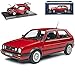 Volkwagen Golf II G-T-I Rot 1983-1992 1/18 Norev Modell Auto mit individiuellem Wunschkennzeichen