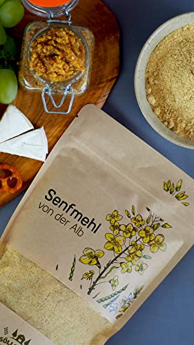 Sölls Hof - 1 kg - gelbes Senfmehl, Senfpulver zur Senfherstellung, teilentölt, gemahlen - direkt vom Landwirt aus Deutschland