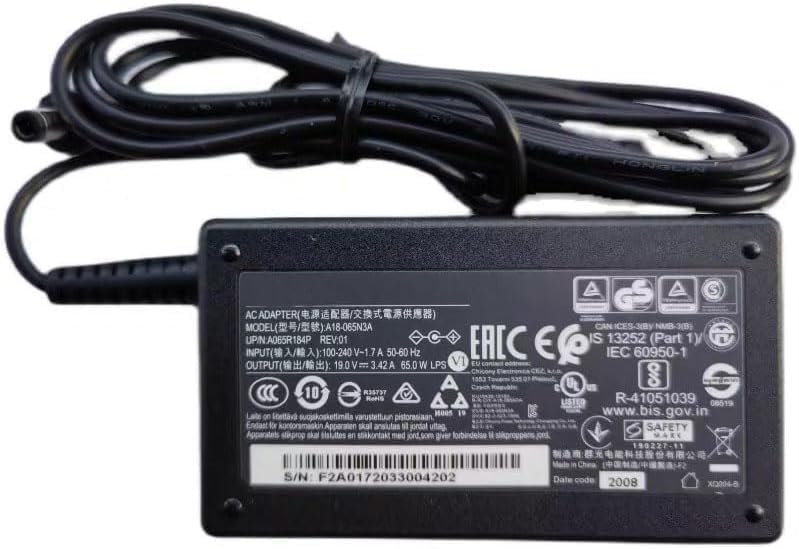 Amazon.co.jp: ノートパソコンACアダプター充電器互換用Chicony A18