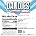 Dandies Mini Vegan Marshmallows, No Artificial Flavorings, Food Dyes, Corn Syrup, or Gelatin, Perfect for Roasting, S’mores, or Snacking (One Pack)