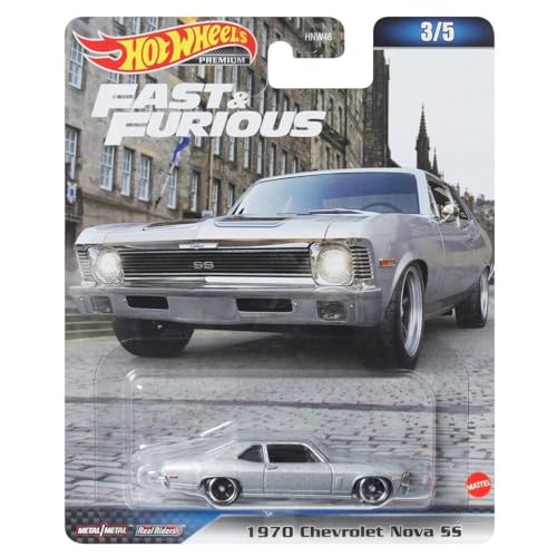 Hot Wheels Premium Fast and Furious 1970 Chevy Nova SS miniatura 1