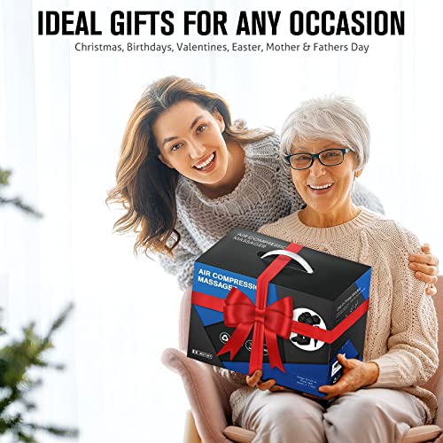 Gifts for Parents: Air Compression Massager with Heat for Foot and Leg Relief