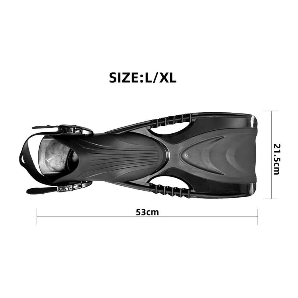 Professionelle Tauchflossen for Erwachsene, verstellbare Schwimmschuhe aus Silikon, Tauch-Schnorchelfuß, Monoflosse, Tauchflossen