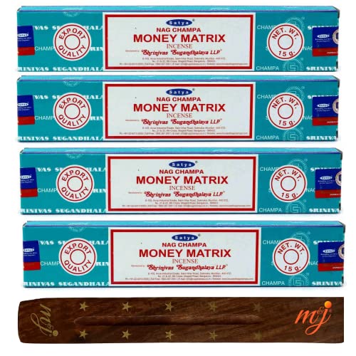 Original Satya Nag Champa Money Matrix Incense Sticks