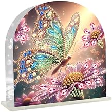 DCIDBEI Diamond Painting Napkin Holder for Table Kitchen15x15cm Butterfly Modern Napkin Dispenser for Home Outdoor Diamond Art Kits for Adults Napkin Holders Keep Your Dining Area Tidy and Organized