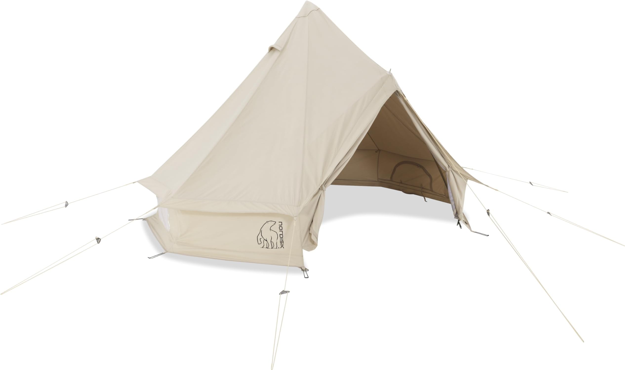 Nordisk Asgard 19.6 m² Tent Technical Cotton beige 2018 tube tent