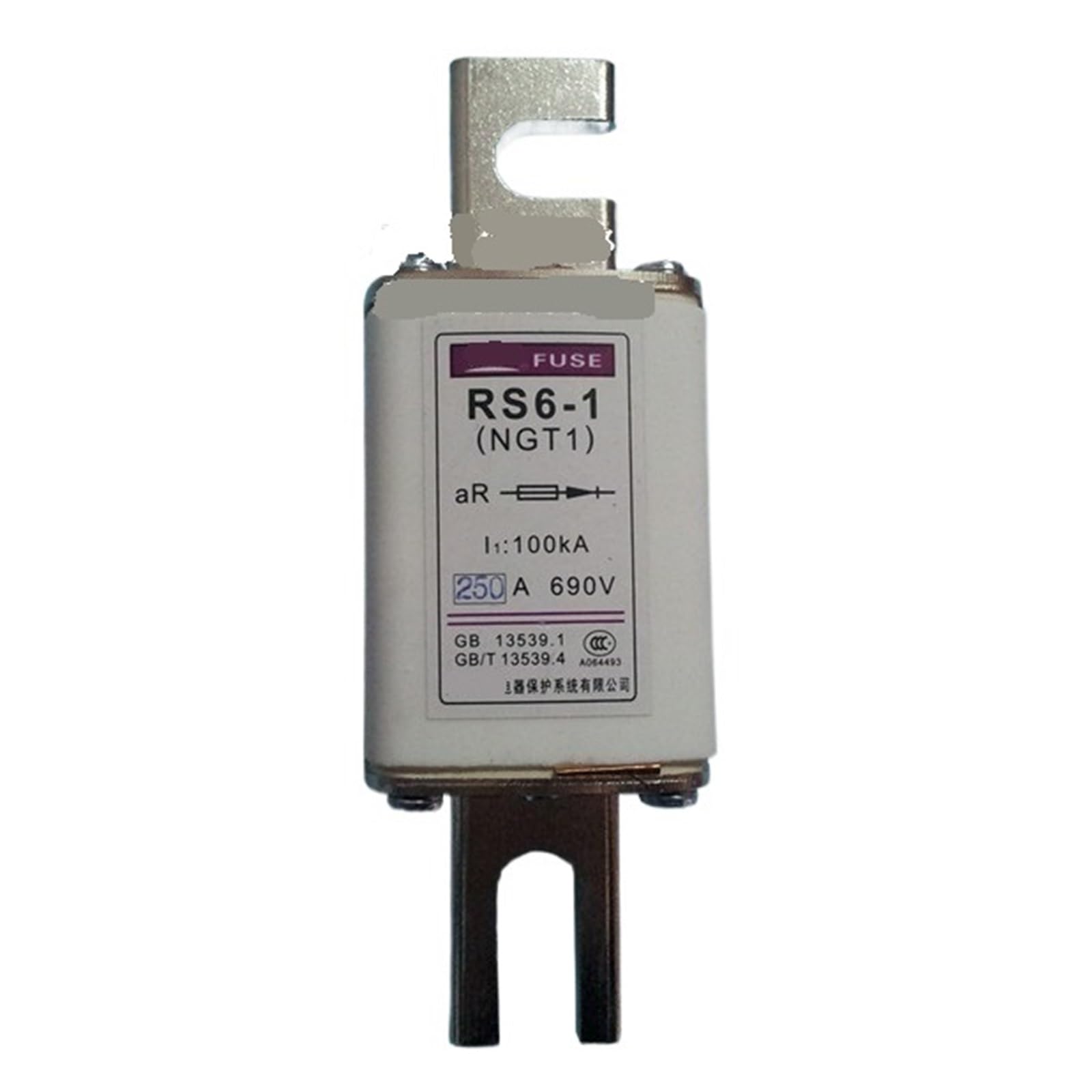 Fusible rapide RS6-1 250A NGT1 690V 1000V évite la surchauffe de vos transformateurs