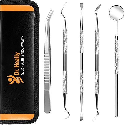 Dental Tools to Remove Plaque and Tarter Dental Picks Professional Dental Hygiene Tools Dental Hygienist tools Instruments Stainless Steel