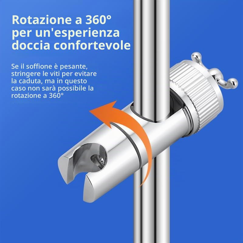 1 supporto per doccetta, supporto per soffione doccia, nero, supporto 1 supporto per doccetta, supporto per soffione doccia, nero, supporto