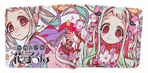 Image of Roffatide Anime Toilet Bound Hanako Kun Wallets Artificial Leather Slim Bi-Fold Multi Purpose Wallet, Toilet Bound Hanako Kun C, One Size, Casual