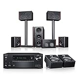Spielfertige 5.1.2-Komplettanlage mit THX-Lizenz inkl. Onkyo AV-Receiver und Dolby Atmos Höhenlautsprecher für ein Heimkino-Erlebnis der Extraklasse