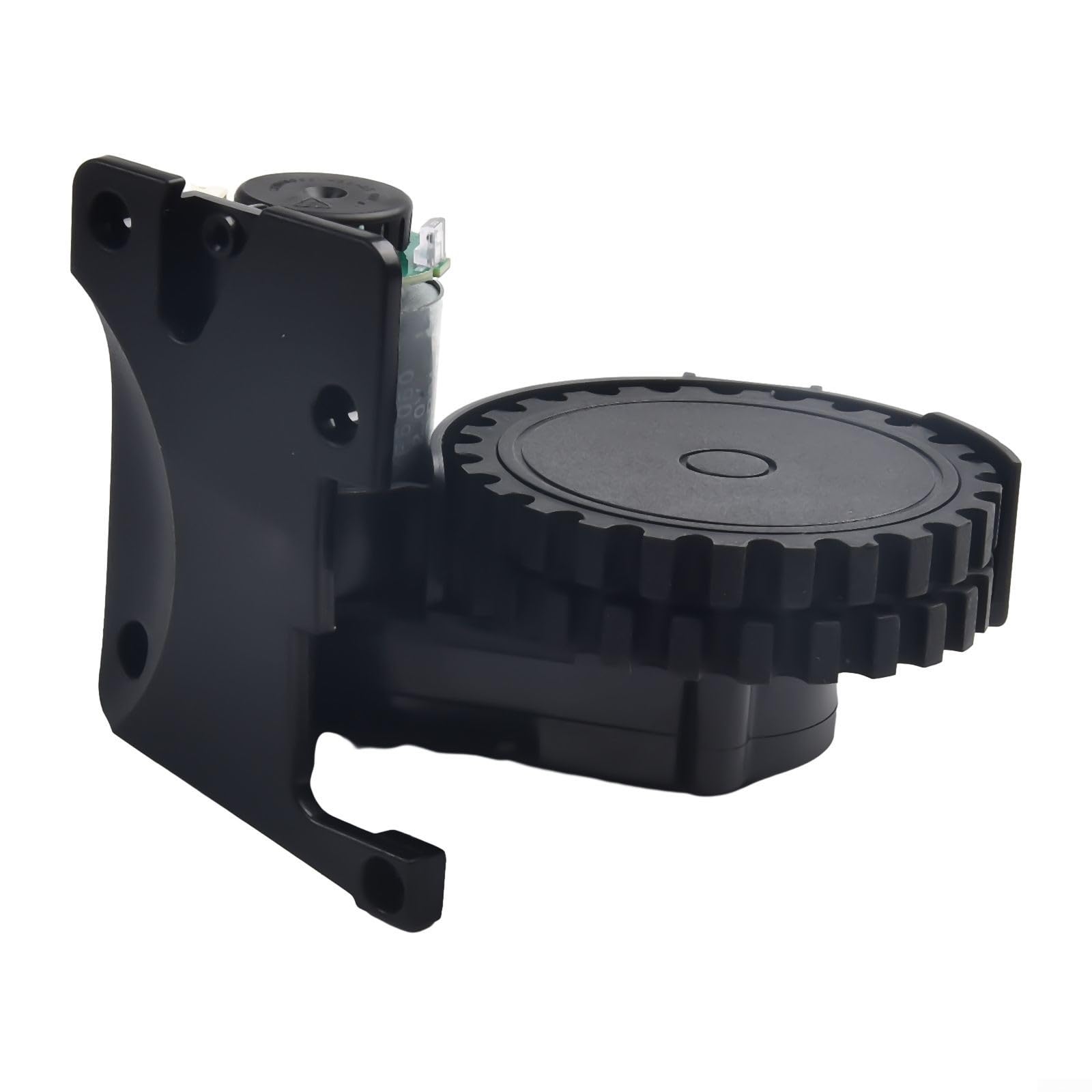 Rueda motorizada de repuesto para Lefant para M210 M213 Robot Aspirador Piezas de repuesto Accesorios Negro (rueda derecha+rueda izquierda)