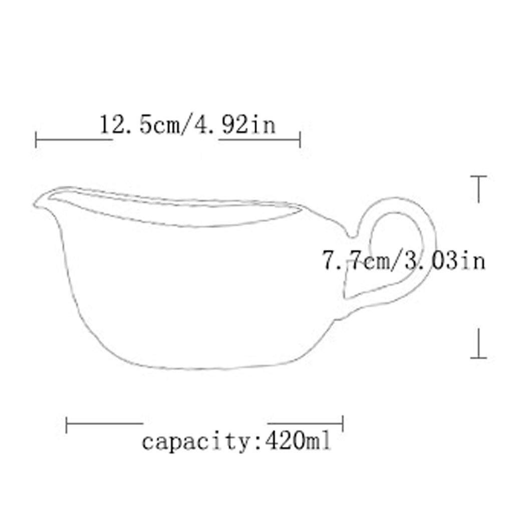Saucer Sauce Boat with Tapered Spout Porcelain Gravy Boat Dinnerware Porcelain Easy Pour Gravy Sauce Boat Sauce Boat Gravy Boat Dish